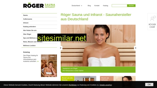 roeger-sauna.de alternative sites