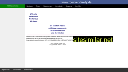 roecms.roecker-genealogy.de alternative sites