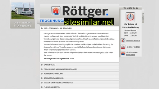 roettger-trocknung.de alternative sites