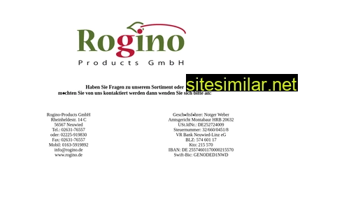 rogino-products.de alternative sites