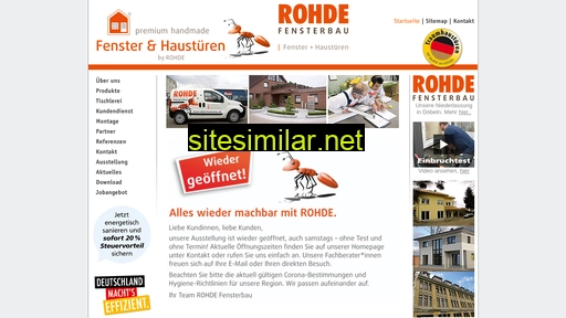 Rohde-fensterbau similar sites
