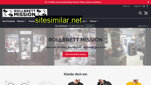 rollbrett-mission.myspreadshop.de alternative sites