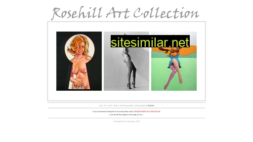 Rosehill-art-collection similar sites