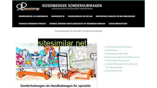 rosenberger-hubwagen.de alternative sites