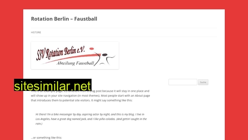 Rotation-berlin-faustball similar sites