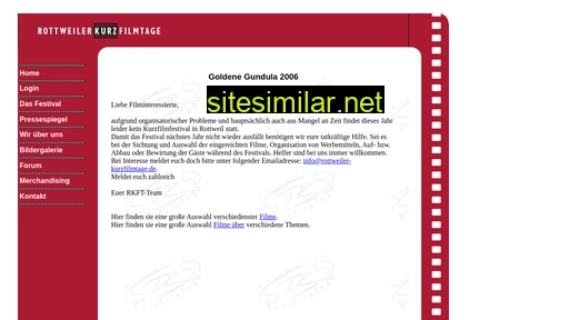 Rottweiler-kurzfilmtage similar sites