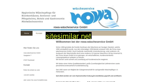 rowa-waescheservice.de alternative sites