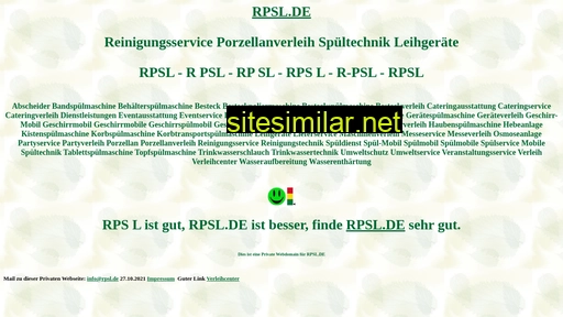 rpsl.de alternative sites