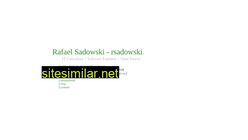 rsadowski.de alternative sites