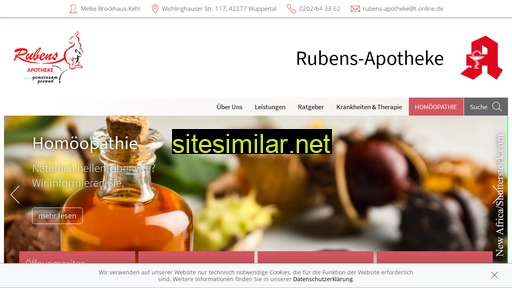 rubens-apotheke-wuppertal.de alternative sites