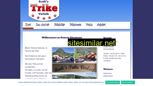 rudis-trike-verleih.de alternative sites