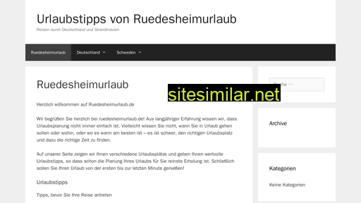 ruedesheimurlaub.de alternative sites
