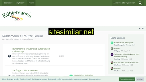 ruehlemanns-forum.de alternative sites