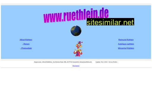 ruethlein.de alternative sites