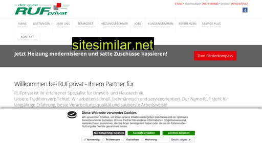 rufprivat.de alternative sites