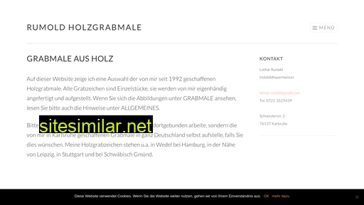 rumold-holzgrabmale.de alternative sites