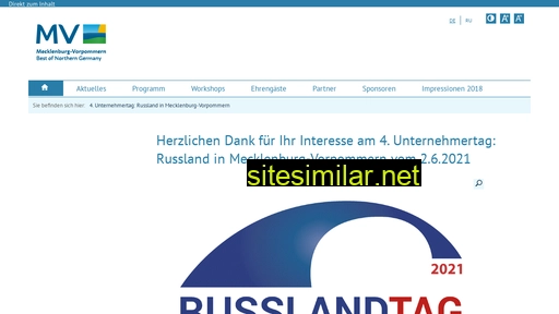 Russlandtag-mv similar sites