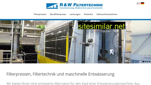 rw-filtertechnik.de alternative sites