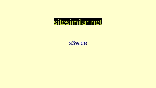 s3w.de alternative sites