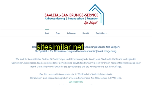 Saaletal-sanierung similar sites
