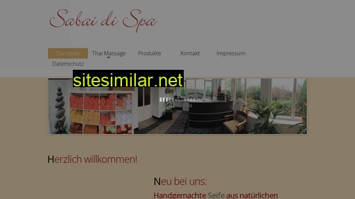 sabai-di-spa.de alternative sites