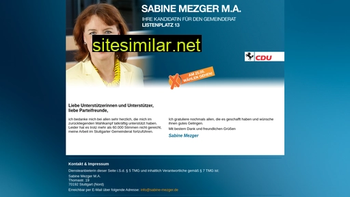 Sabine-mezger similar sites