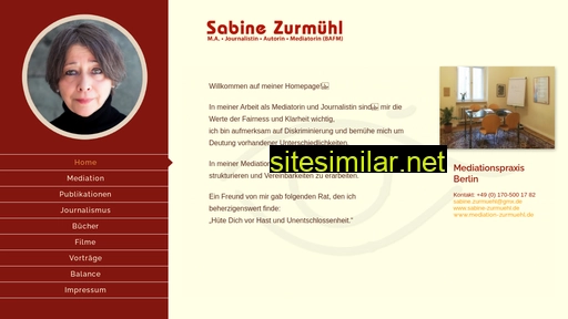 sabine-zurmuehl.de alternative sites