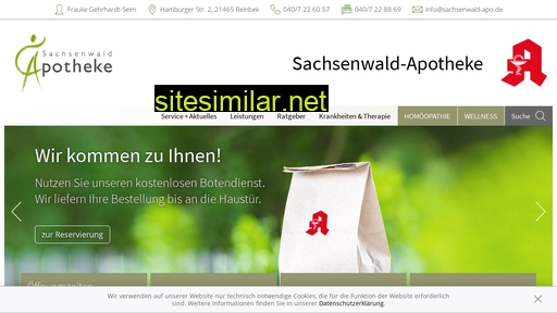 sachsenwald-apo.de alternative sites
