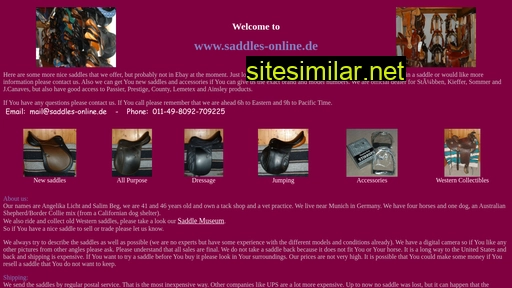 saddles-online.de alternative sites