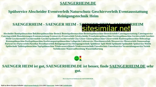 Saengerheim similar sites