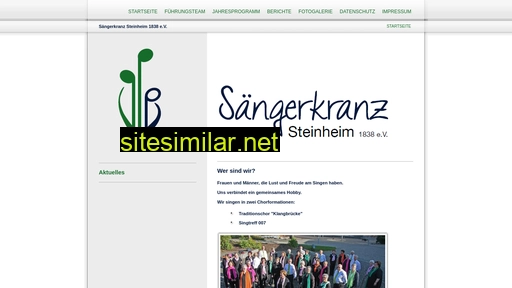 saengerkranz-1838-steinheim.de alternative sites