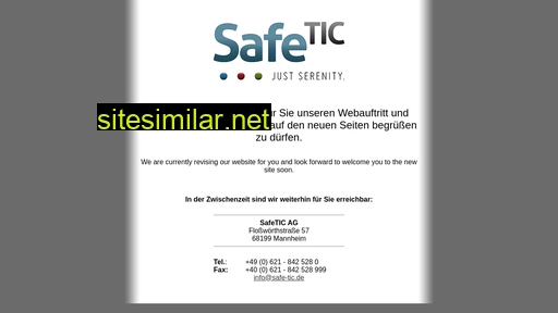 safetic-ag-doc-bedienbarkeit.de alternative sites