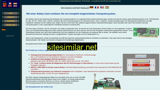 safetycard.de alternative sites