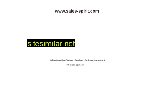 Sales-spirit similar sites