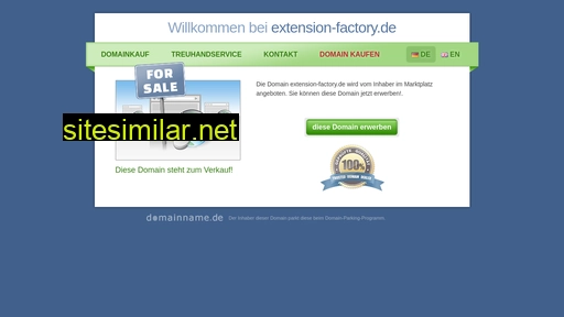 sale.extension-factory.de alternative sites
