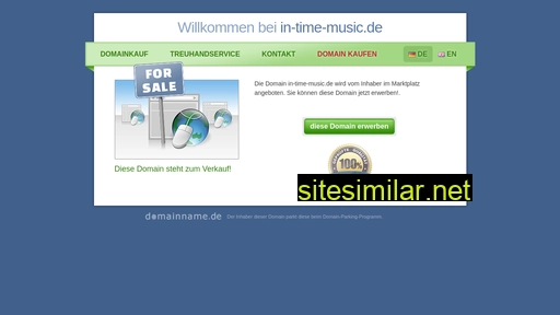 sale.in-time-music.de alternative sites