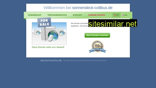 sale.sonnendeck-cottbus.de alternative sites