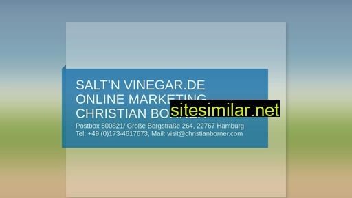 saltandvinegar.de alternative sites