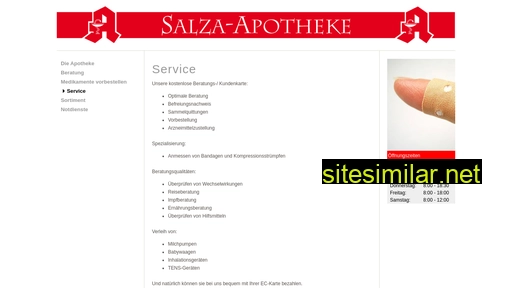 salza-apotheke.de alternative sites