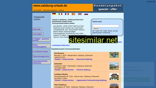 salzburg-urlaub.de alternative sites