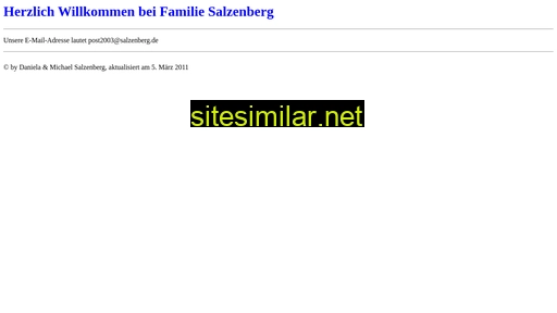 salzenberg.de alternative sites