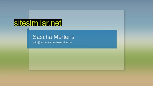 Samero-mediaservice similar sites