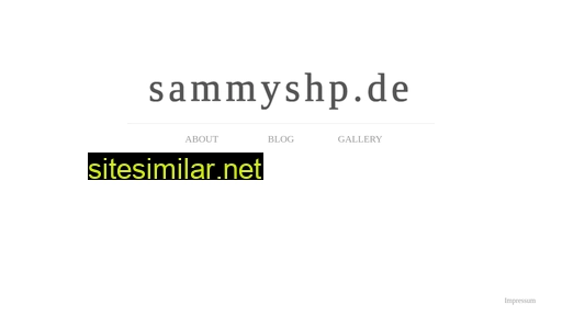 Sammyshp similar sites