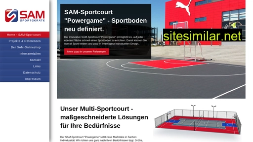 sam-sportcourt.de alternative sites