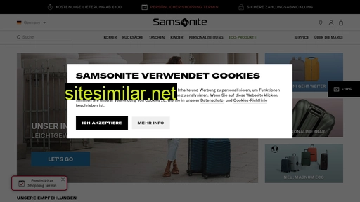 samsonite.de alternative sites