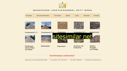 Sandgrube similar sites