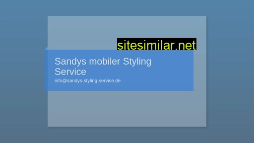 sandys-styling-service.de alternative sites