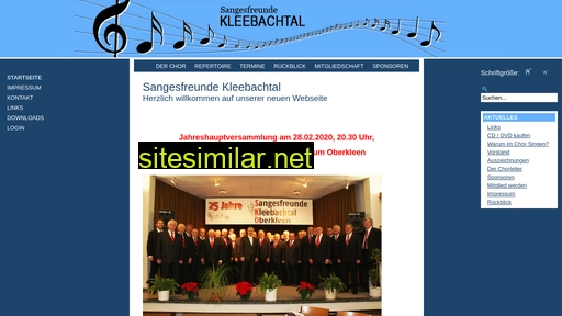 sangesfreunde-kleebachtal.de alternative sites