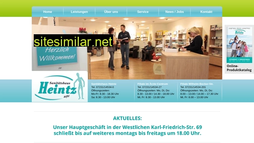 sanitaetshaus-heintz.de alternative sites