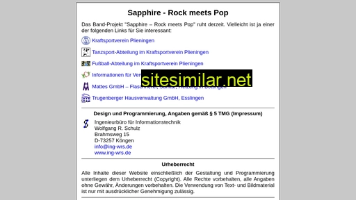 sapphire.de alternative sites